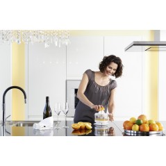 Braun Tribute Collection CJ 3000 Citrus Press - 5 Pulp Control Settings & Reverse Function - Sleek White Design